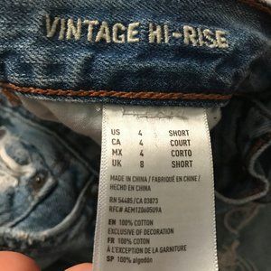 Ripped American Eagle Mom Jeans